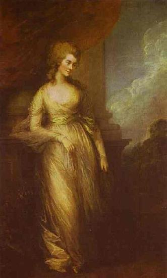 Thomas Gainsborough Portrait of Georgiana oil painting image